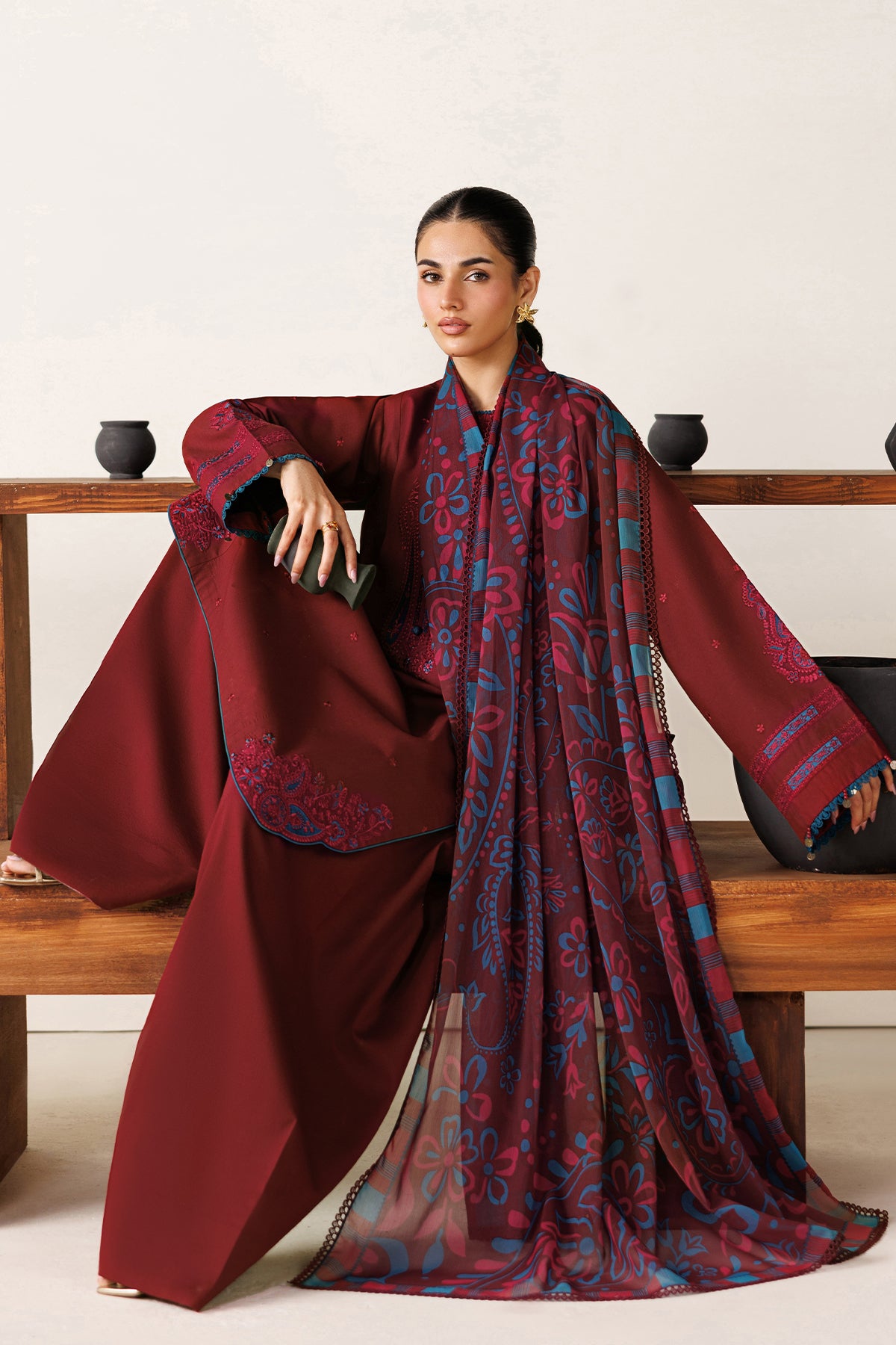 Mahnoor Chikankari Kurti