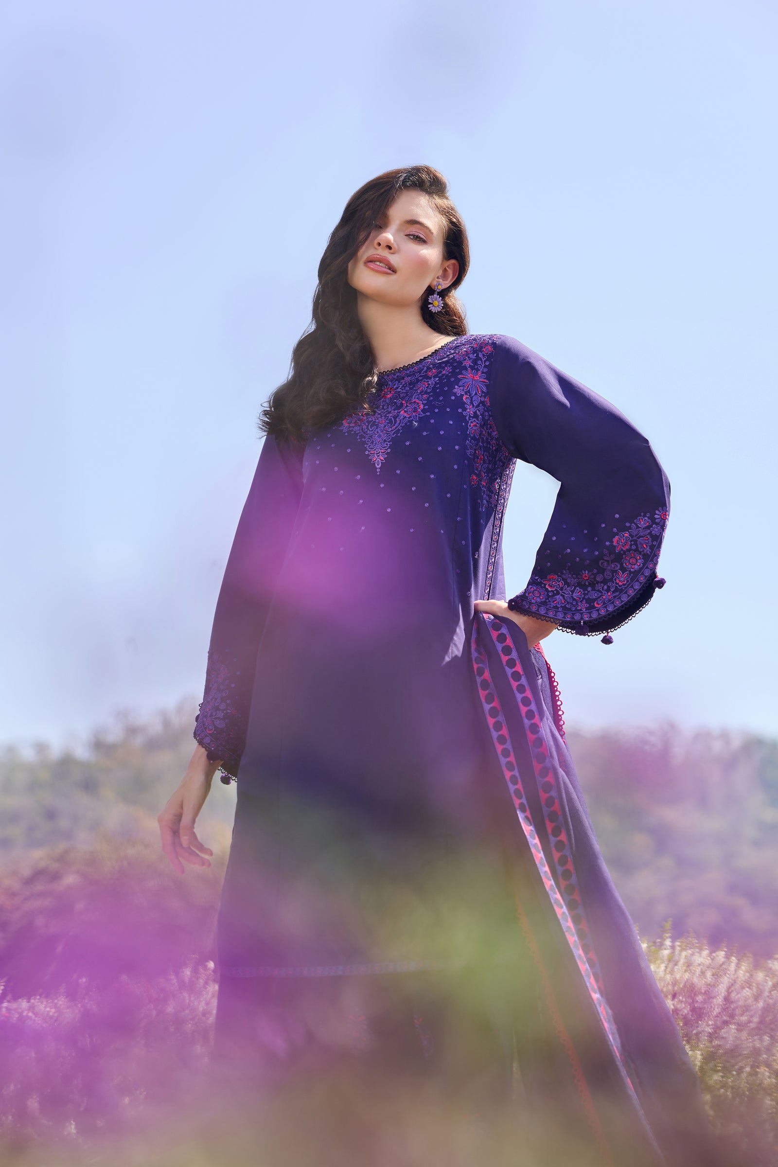 Ayesha Embroidered Shirt